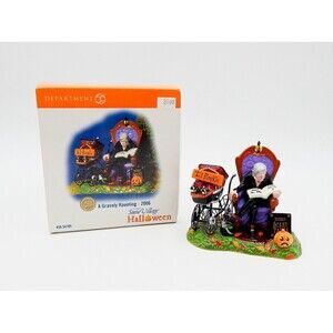 Dept 56 A Gravely Haunting 2006 Snow Village Halloween Accessory Carriage 54705